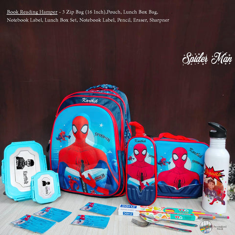 Personalized School Hamper | Custom Book Reading Theme Set for Kids