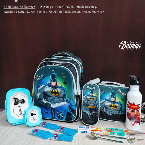 Personalized School Hamper | Custom Book Reading Theme Set for Kids