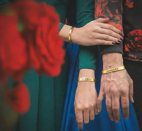 Personalized Classic Bracelet - Engraved Name  for Loved Ones