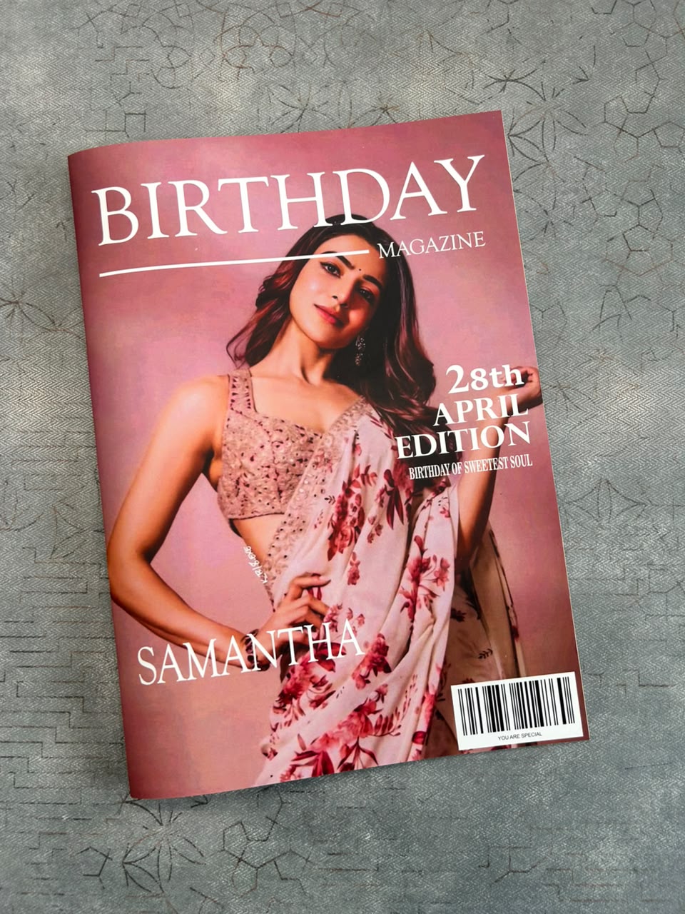 Customised Photo Magazine Gift — Birthday & Anniversary