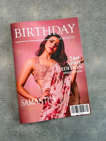 Customised Photo Magazine Gift — Birthday & Anniversary
