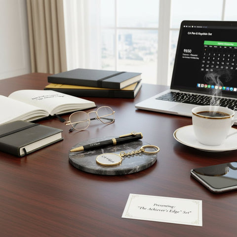 🖋️✨ Personalized CA Pen & Keychain Set - A Mark of Distinction ✨🔑