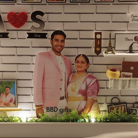 Wedding Miniature Box With Lights | Best anniversary gift | Couple gifts