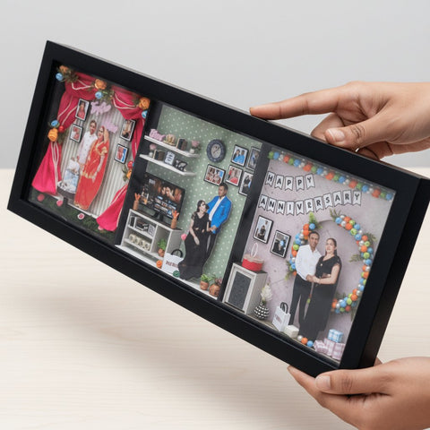 Custom 3D Miniature Photo Frame - Handmade Personalized Gift