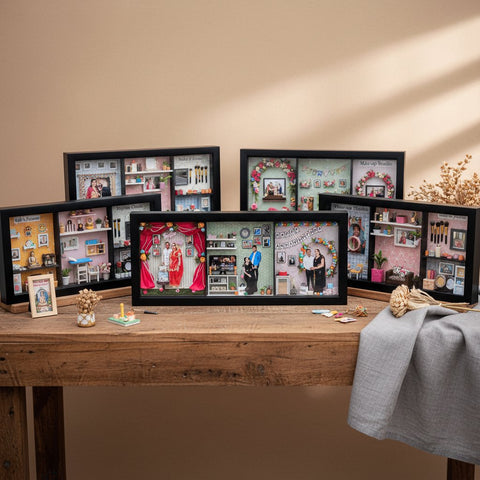 Custom 3D Miniature Photo Frame - Handmade Personalized Gift