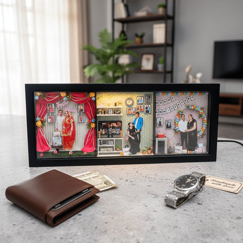 Custom 3D Miniature Photo Frame - Handmade Personalized Gift