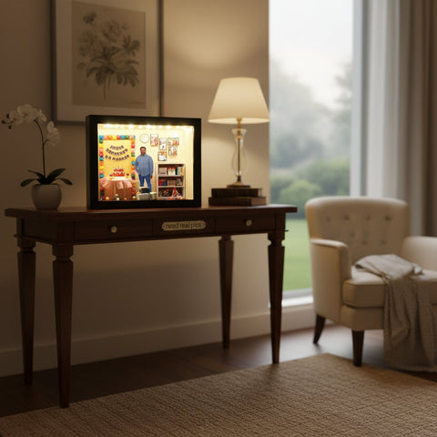 Personalized 3D Miniature Shadow Box | Custom Birthday Gift