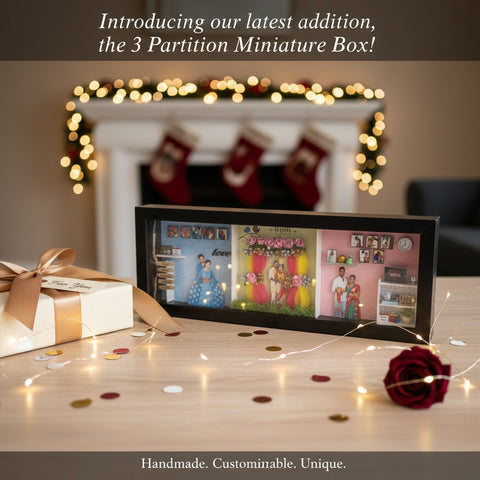 Custom 3D Miniature Box Frame | Personalized Keepsake Decor