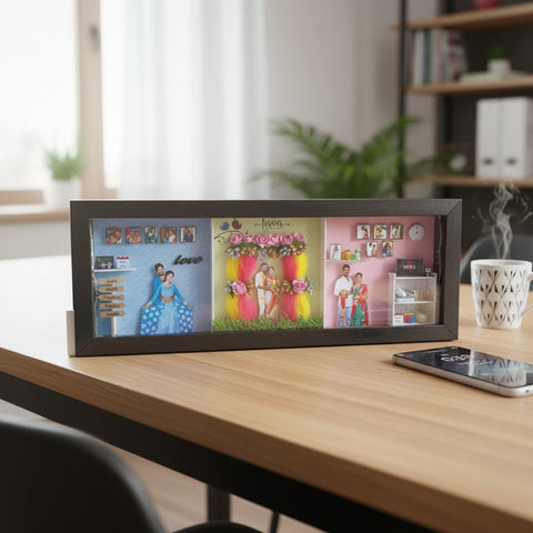 Custom 3D Miniature Box Frame | Personalized Keepsake Decor