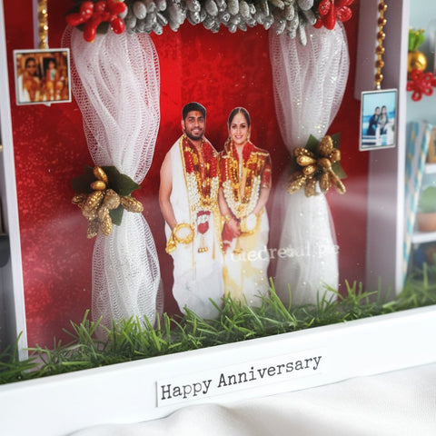 Personalized Miniature Partition Frame | Wedding, Engagement & Baby Shower Gift