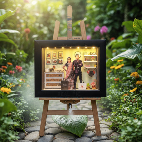 Personalized 3D Miniature Photo Frame | Custom Gift & Decor