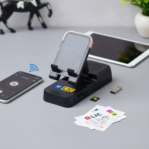 Mobile Stand Bluetooth Speaker | Heavy Quality & Customizable