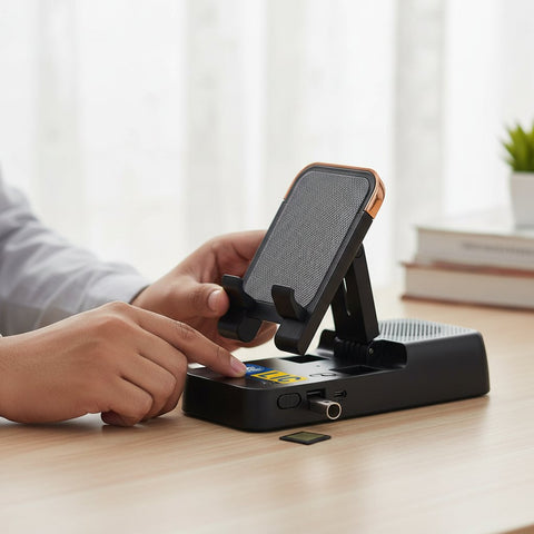 Mobile Stand Bluetooth Speaker | Heavy Quality & Customizable