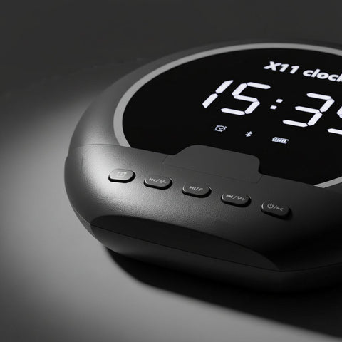 X11 Bluetooth Speaker & Alarm Clock: Smart Desk Essential for Dad