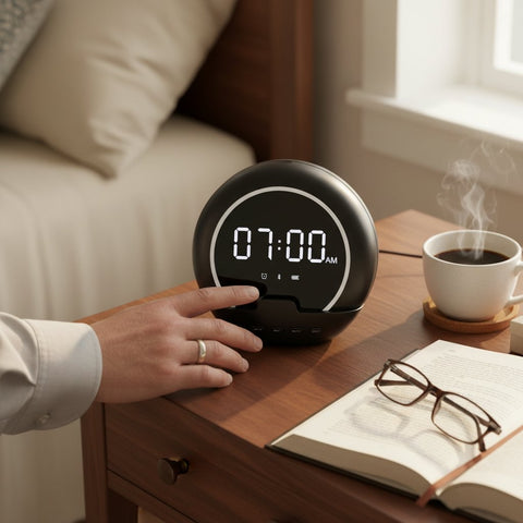 X11 Bluetooth Speaker & Alarm Clock: Smart Desk Essential for Dad