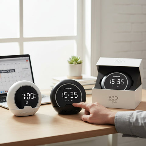 X11 Bluetooth Speaker & Alarm Clock: Smart Desk Essential for Dad