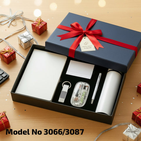 Premium Corporate Gift Set | Customizable Notebook, Bottle & Tech