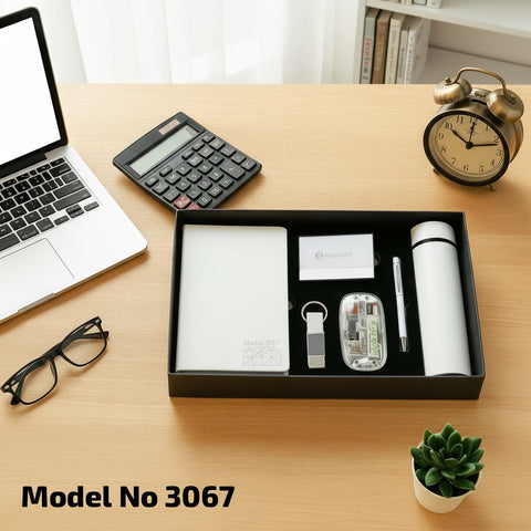 Premium Corporate Gift Set | Customizable Notebook, Bottle & Tech