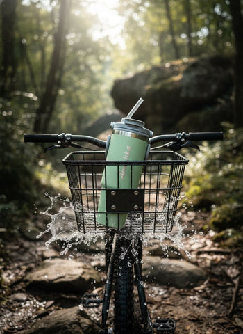 Personalized Smiley Car Cup - Custom Insulated Mug with Straw