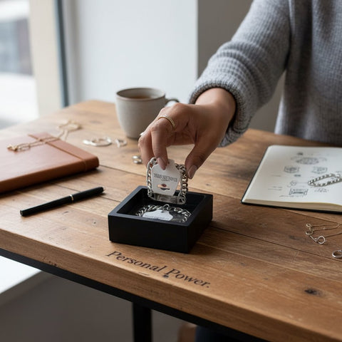 Personalized Eye Bracelet - Stainless Steel & Custom Engraving