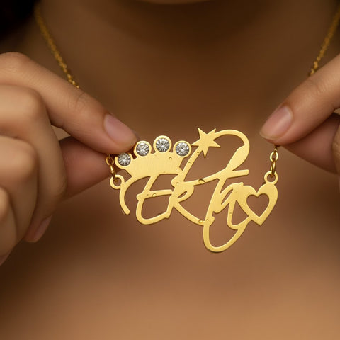 Personalized Name Necklace | 18k Gold Plated & Hypoallergenic