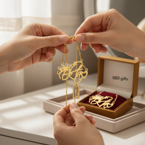 Personalized Name Necklace | 18k Gold Plated & Hypoallergenic