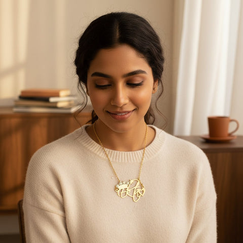 Personalized Name Necklace | 18k Gold Plated & Hypoallergenic