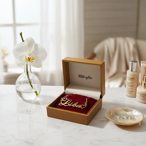 Custom 18k Gold Plated Name Necklace | Personalized Jewelry Gift