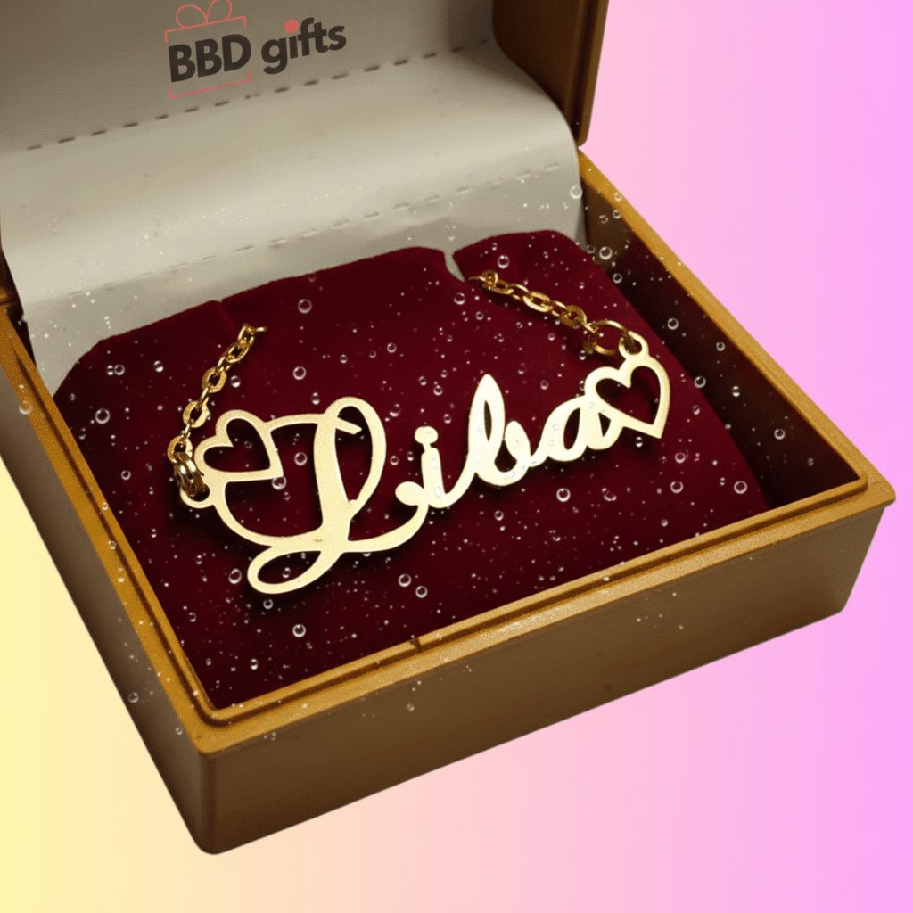 Custom 18k Gold Plated Name Necklace | Personalized Jewelry Gift