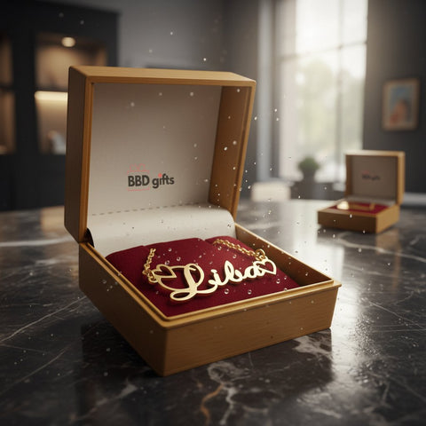 Custom 18k Gold Plated Name Necklace | Personalized Jewelry Gift