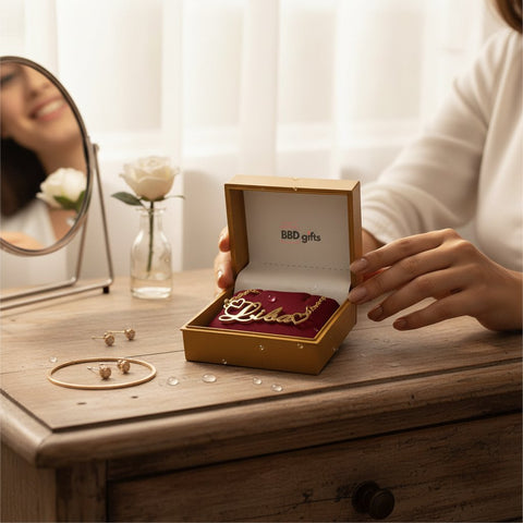 Custom 18k Gold Plated Name Necklace | Personalized Jewelry Gift
