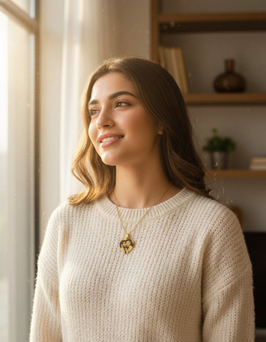 Custom Photo & Name Engraved Heart Pendant | Stainless Steel