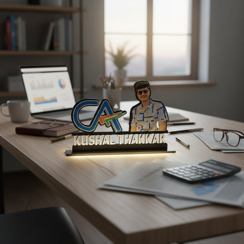Custom Professional Photo Standee - Personalized Desk Decor & Gift