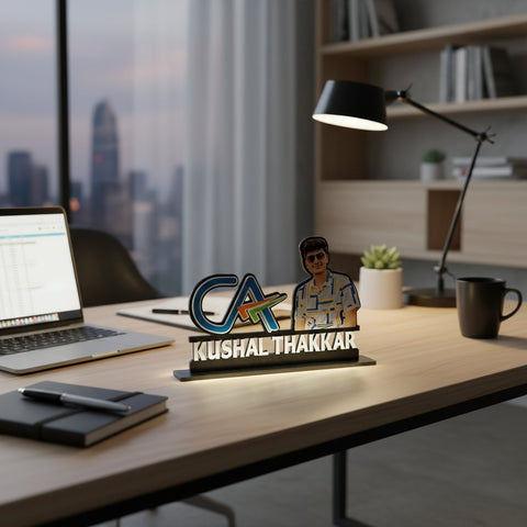 Custom Professional Photo Standee - Personalized Desk Decor & Gift