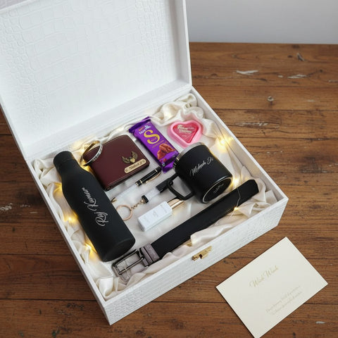 Personalized Essential Hamper for Her | Custom Gift Box