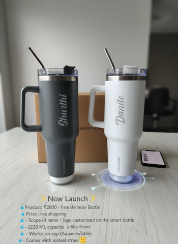 Personalized Smart Hydration Bottle with App & Reminders
