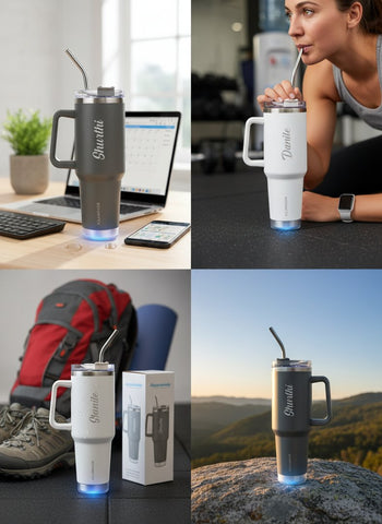 Personalized Smart Hydration Bottle with App & Reminders