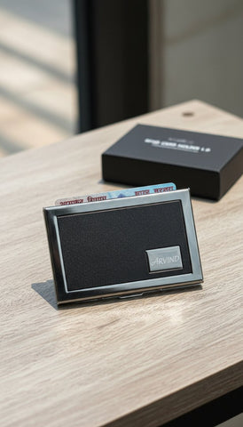 RFID Card Holder 1.0: Secure, Slim & Stylish for 6-8 Cards