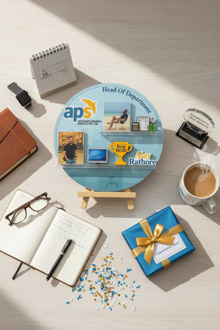 Personalized Corporate Caricature Frame | Custom Employee Recognition Gift