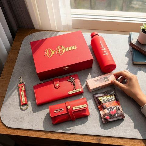 Personalized Women's Gift Hamper | Custom Luxury Box Set with Name