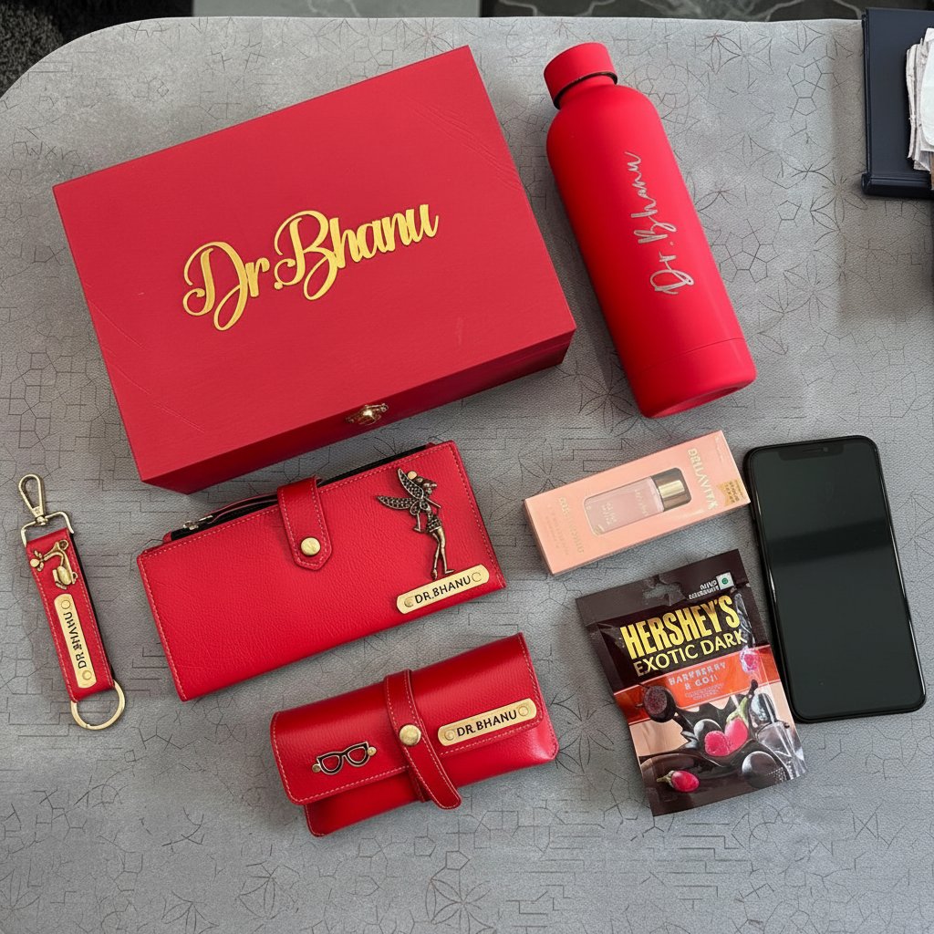 Personalized Women's Gift Hamper | Custom Luxury Box Set with Name