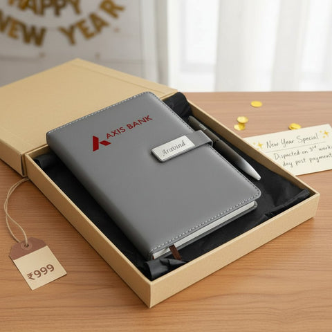 Custom Vivo Diary & Pen Set - Personalized Gifts & Corporate Branding