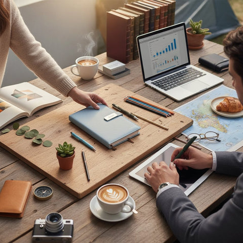 Custom Vivo Diary & Pen Set - Personalized Gifts & Corporate Branding