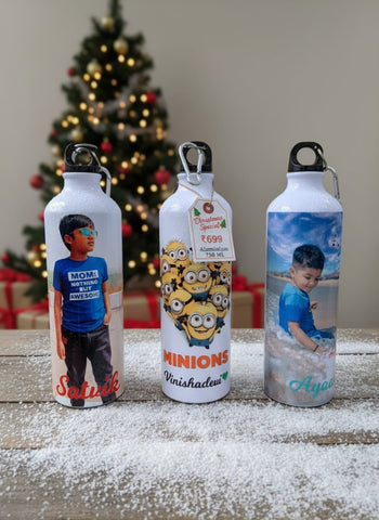 Custom Photo & Name 750ml Aluminum Sublimation Bottle