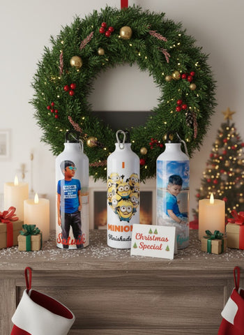 Custom Photo & Name 750ml Aluminum Sublimation Bottle