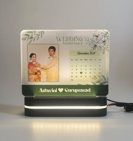 Personalized LED Photo Table Top | Custom Anniversary Gift