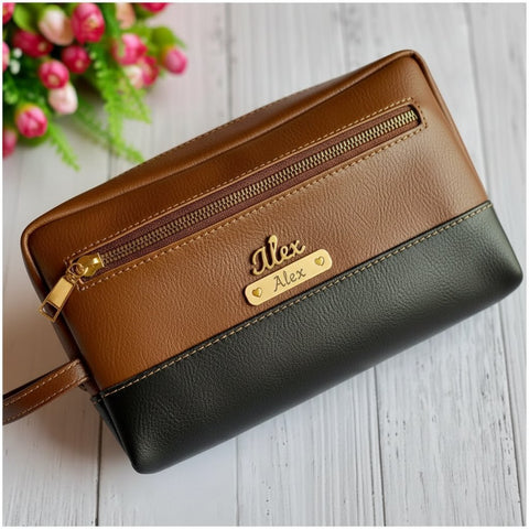 NEXON Personalized Utility Pouch | Custom Name & Charm Travel Bag