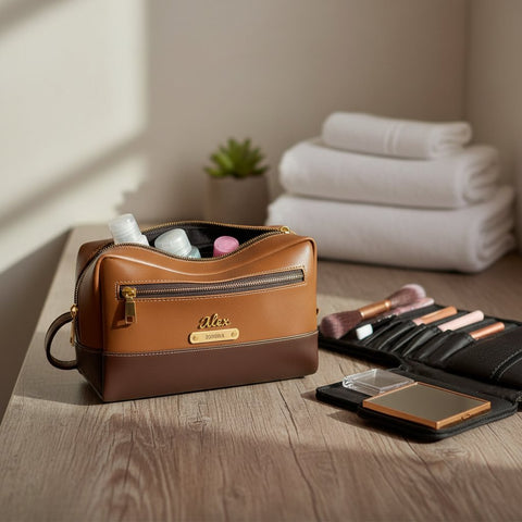 NEXON Personalized Utility Pouch | Custom Name & Charm Travel Bag