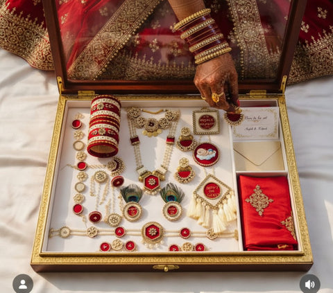 Personalized Mom-to-Be Godh Bharai Ceremony Jewelry Set