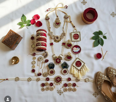 Personalized Mom-to-Be Godh Bharai Ceremony Jewelry Set
